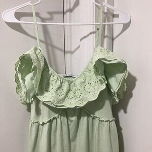Mint green Zara long Dress